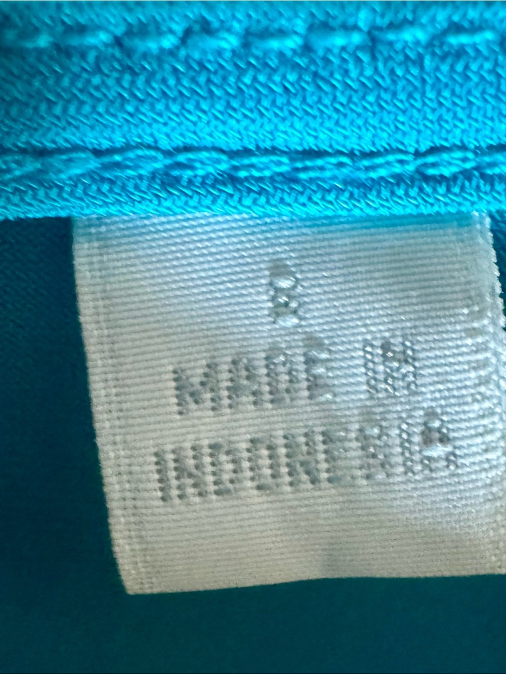 New York & Company Teal Keyhole Blouson Hem Top - Picture 4 of 7